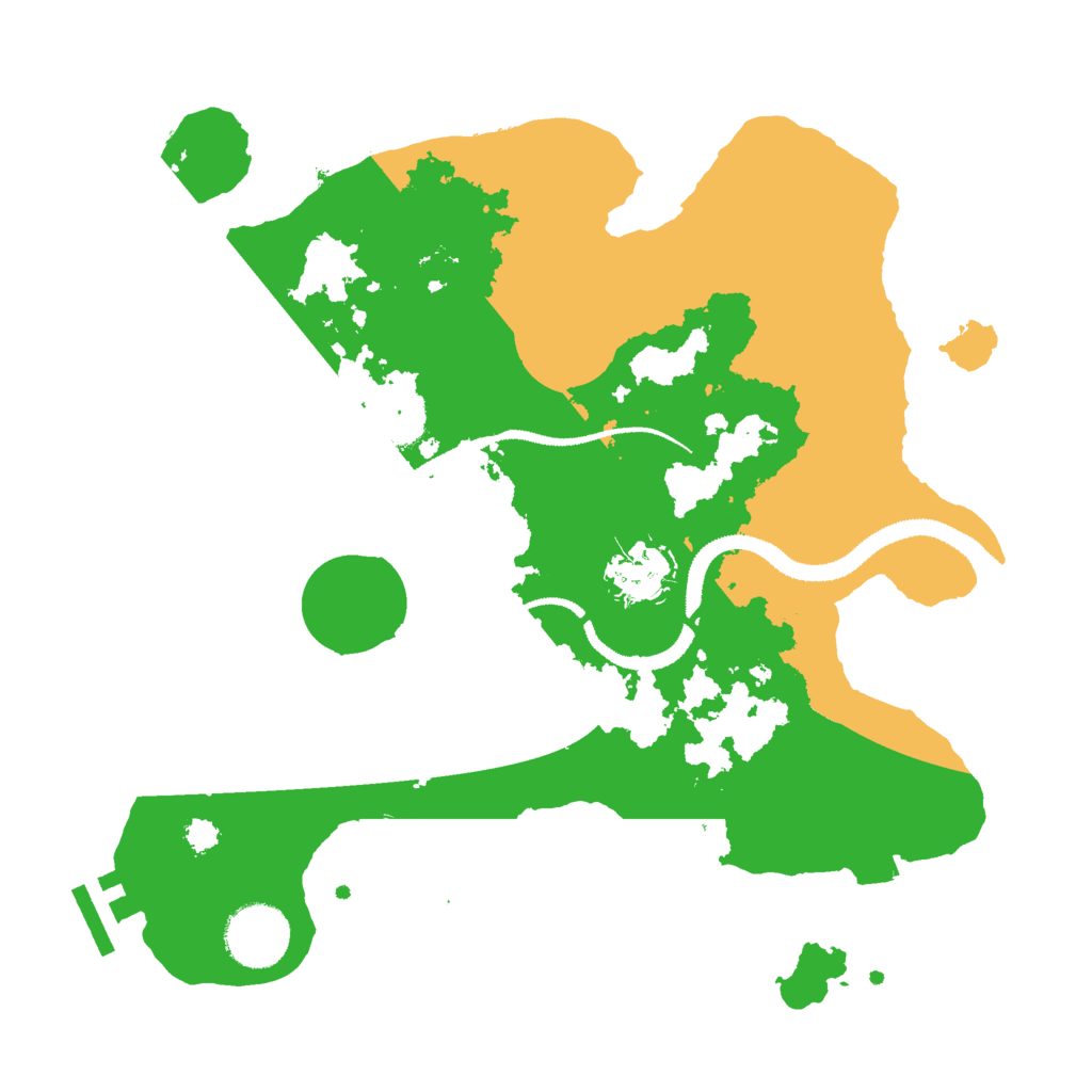 Biome Rust Map: Procedural Map, Size: 3000, Seed: 732770916