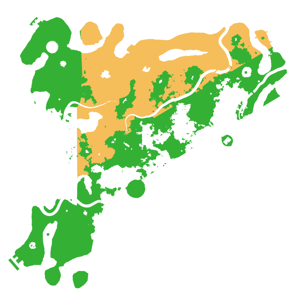 Biome Rust Map: Procedural Map, Size: 4500, Seed: 432840880