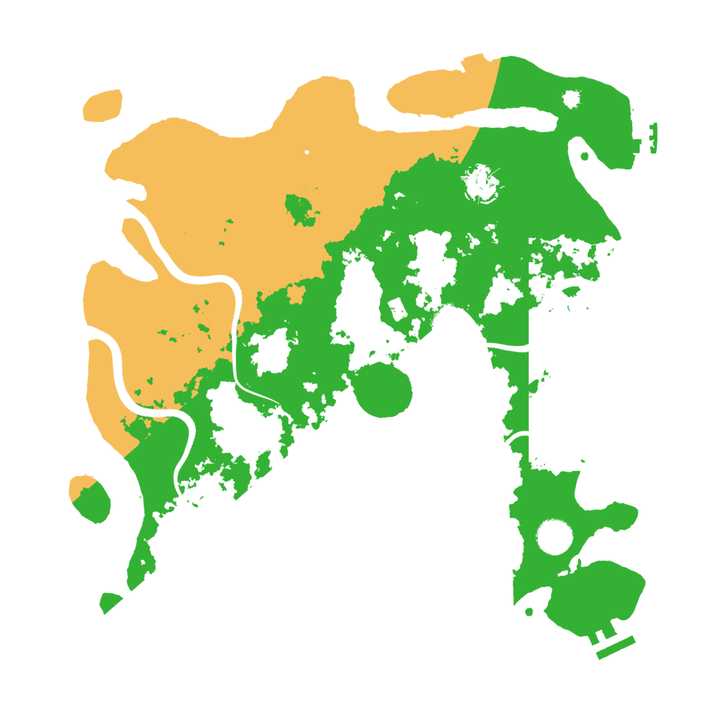 Biome Rust Map: Procedural Map, Size: 3500, Seed: 1856650336