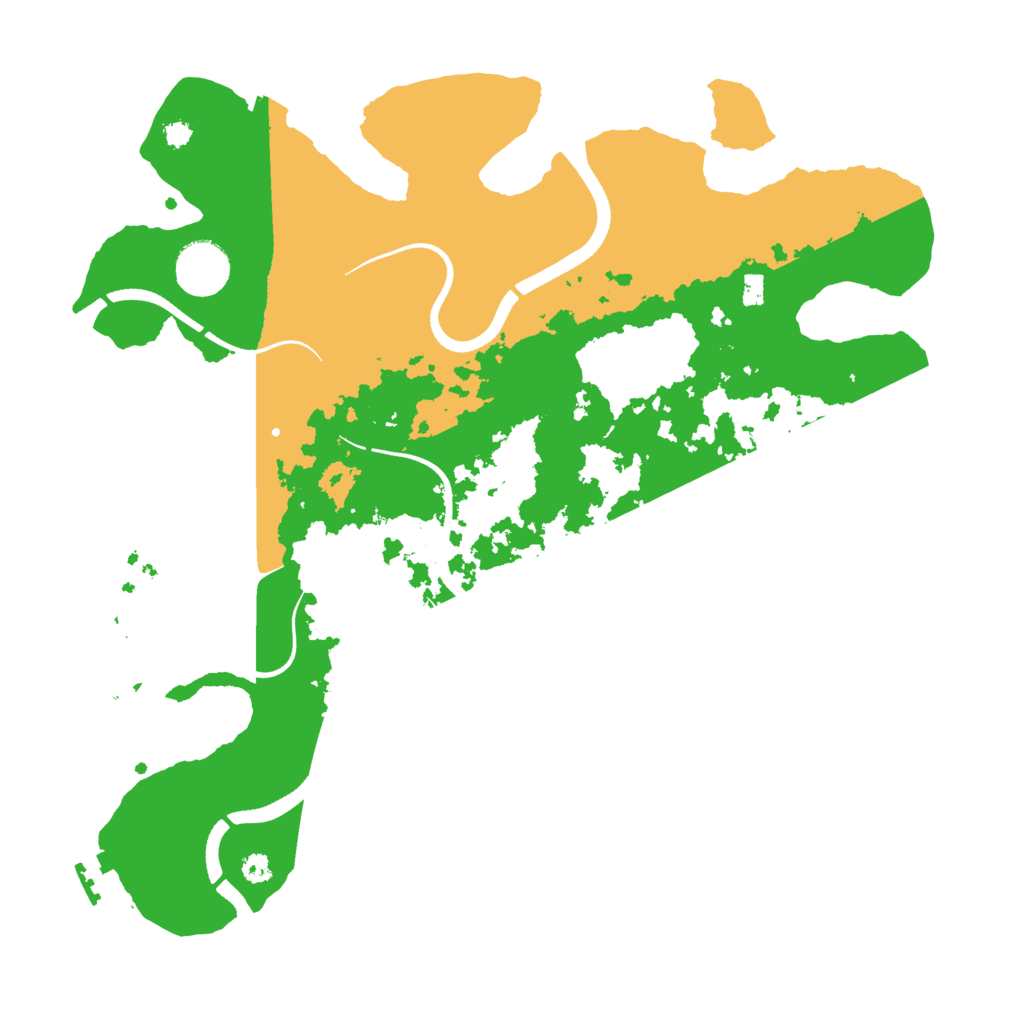 Biome Rust Map: Procedural Map, Size: 3500, Seed: 1201579586