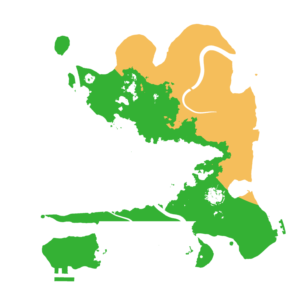 Biome Rust Map: Procedural Map, Size: 3000, Seed: 8145