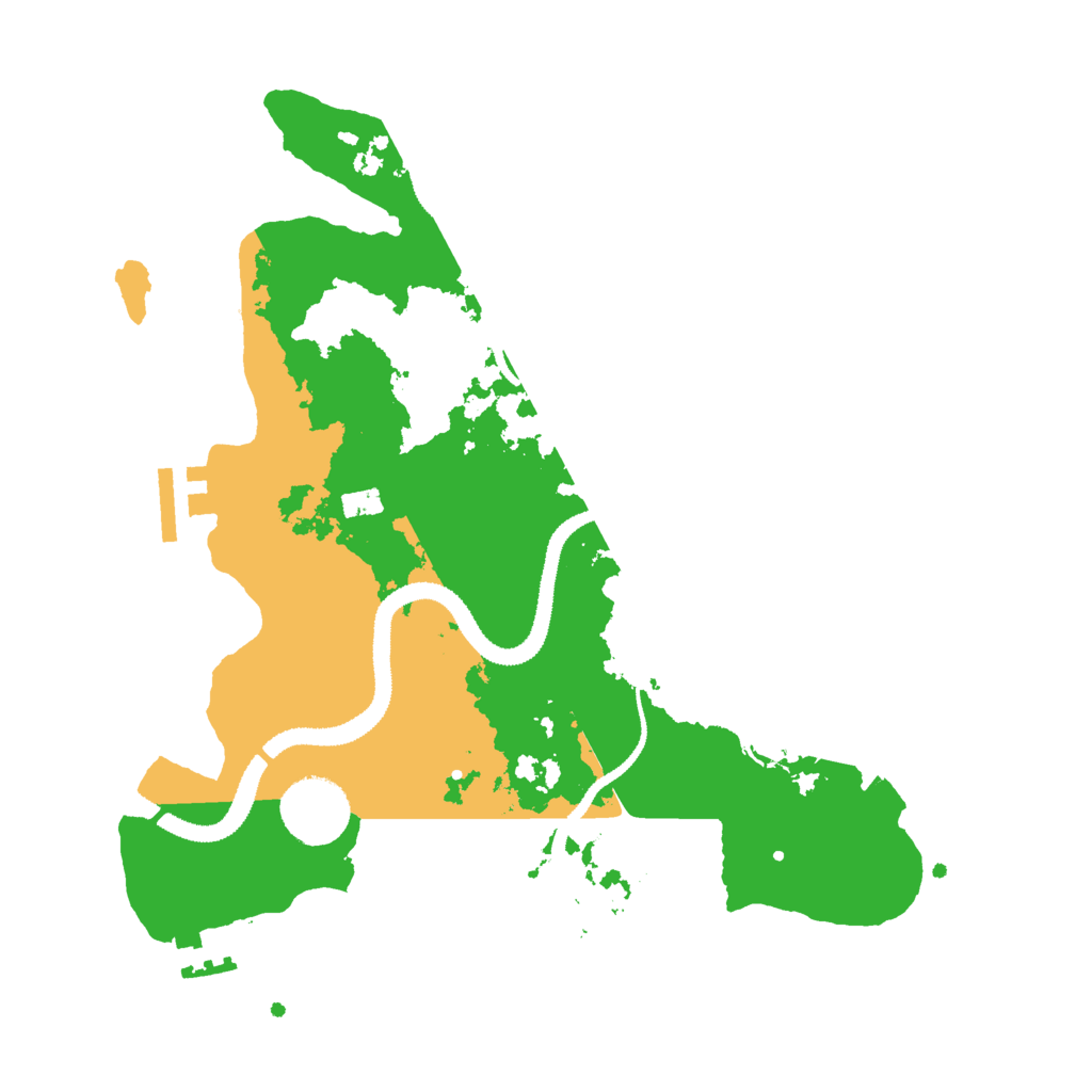 Biome Rust Map: Procedural Map, Size: 3000, Seed: 984632