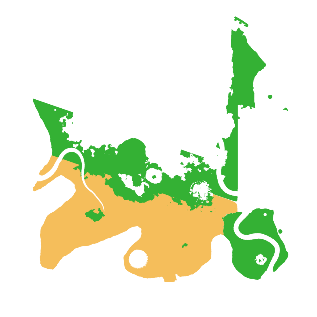 Biome Rust Map: Procedural Map, Size: 3000, Seed: 19241