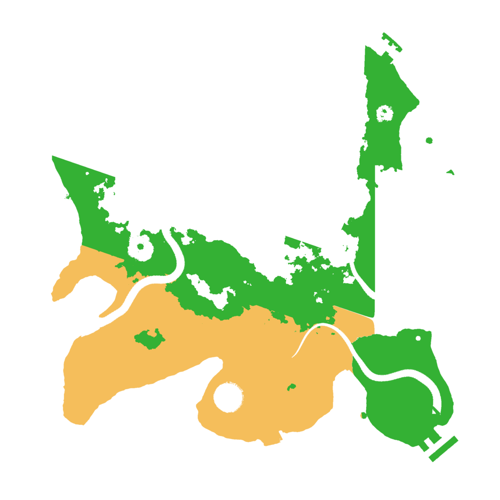 Biome Rust Map: Procedural Map, Size: 3000, Seed: 19241
