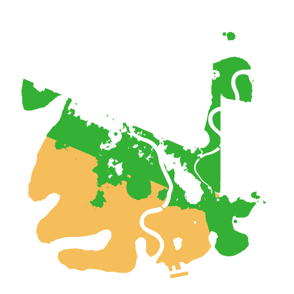 Biome Rust Map: Procedural Map, Size: 3250, Seed: 8918