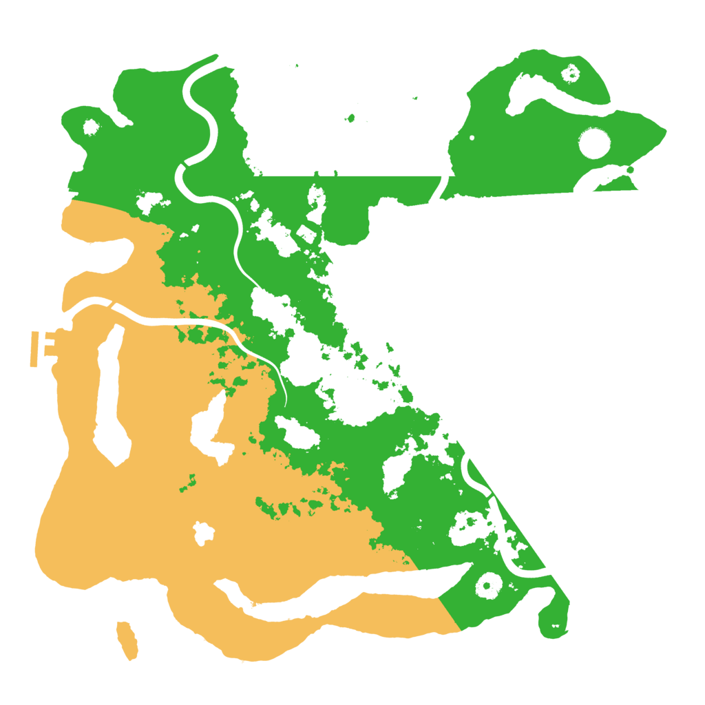 Biome Rust Map: Procedural Map, Size: 4000, Seed: 29076754
