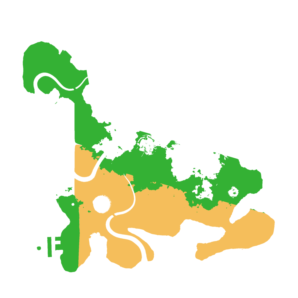 Biome Rust Map: Procedural Map, Size: 3000, Seed: 1631213375