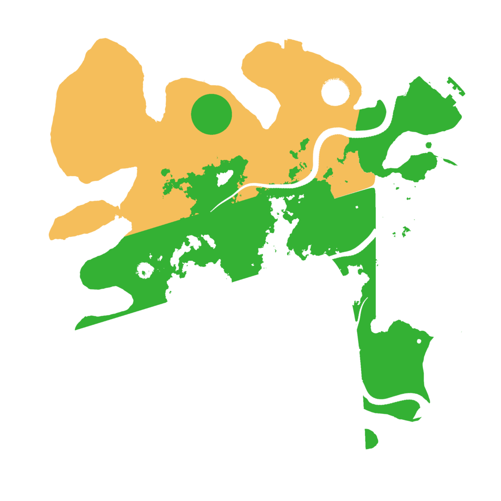 Biome Rust Map: Procedural Map, Size: 3250, Seed: 67632