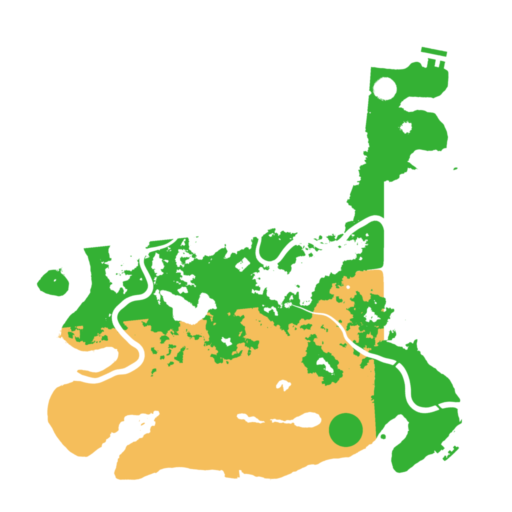 Biome Rust Map: Procedural Map, Size: 4000, Seed: 1245110109