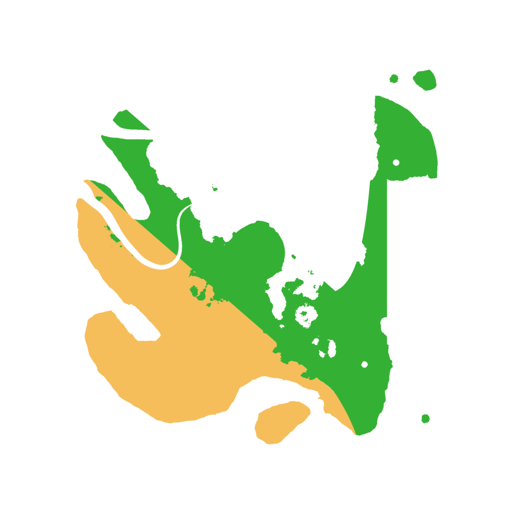 Biome Rust Map: Procedural Map, Size: 2400, Seed: 1806112055