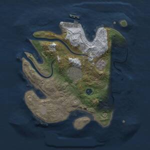 Thumbnail Rust Map: Procedural Map, Size: 2400, Seed: 1806112055, 6 Monuments