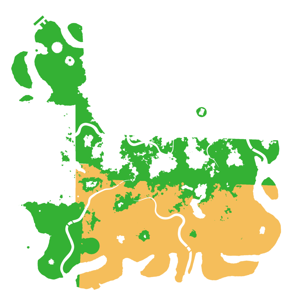 Biome Rust Map: Procedural Map, Size: 4850, Seed: 2089067196
