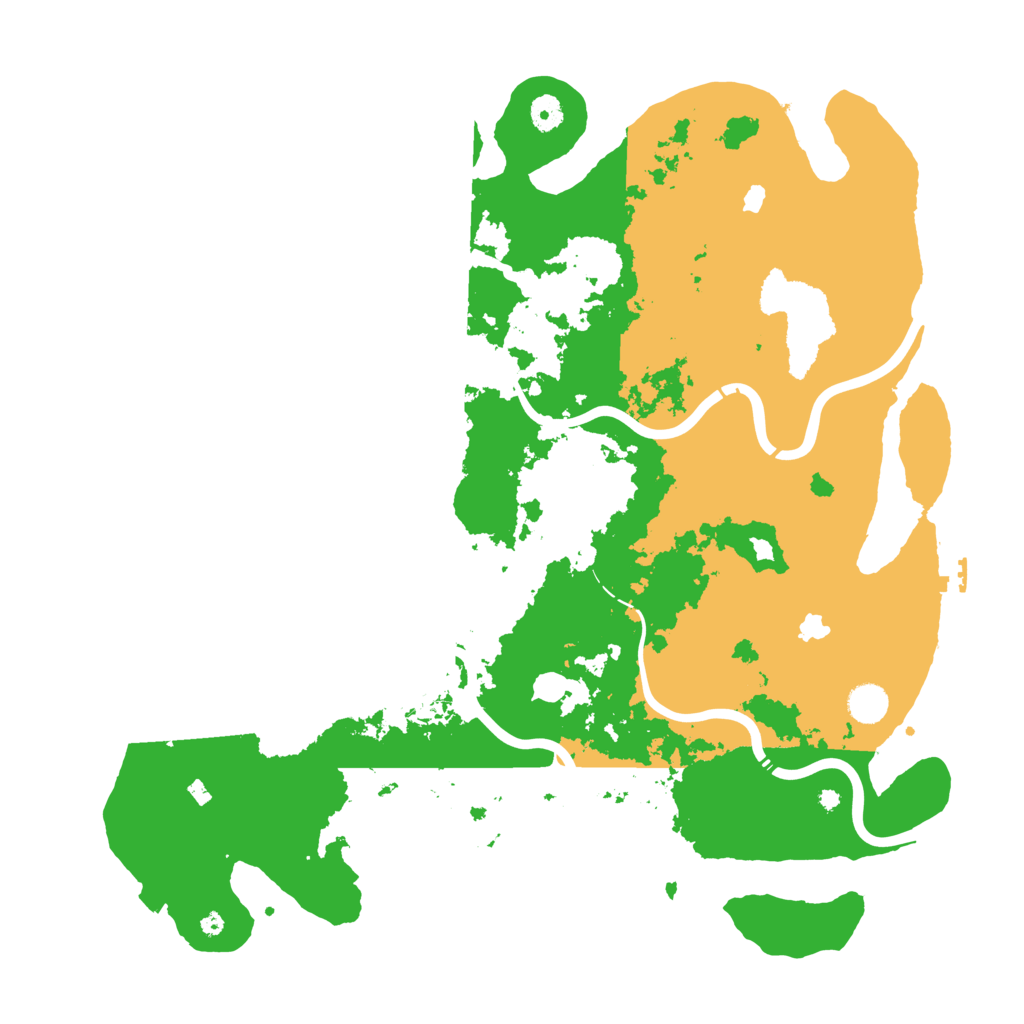 Biome Rust Map: Procedural Map, Size: 4500, Seed: 196759870