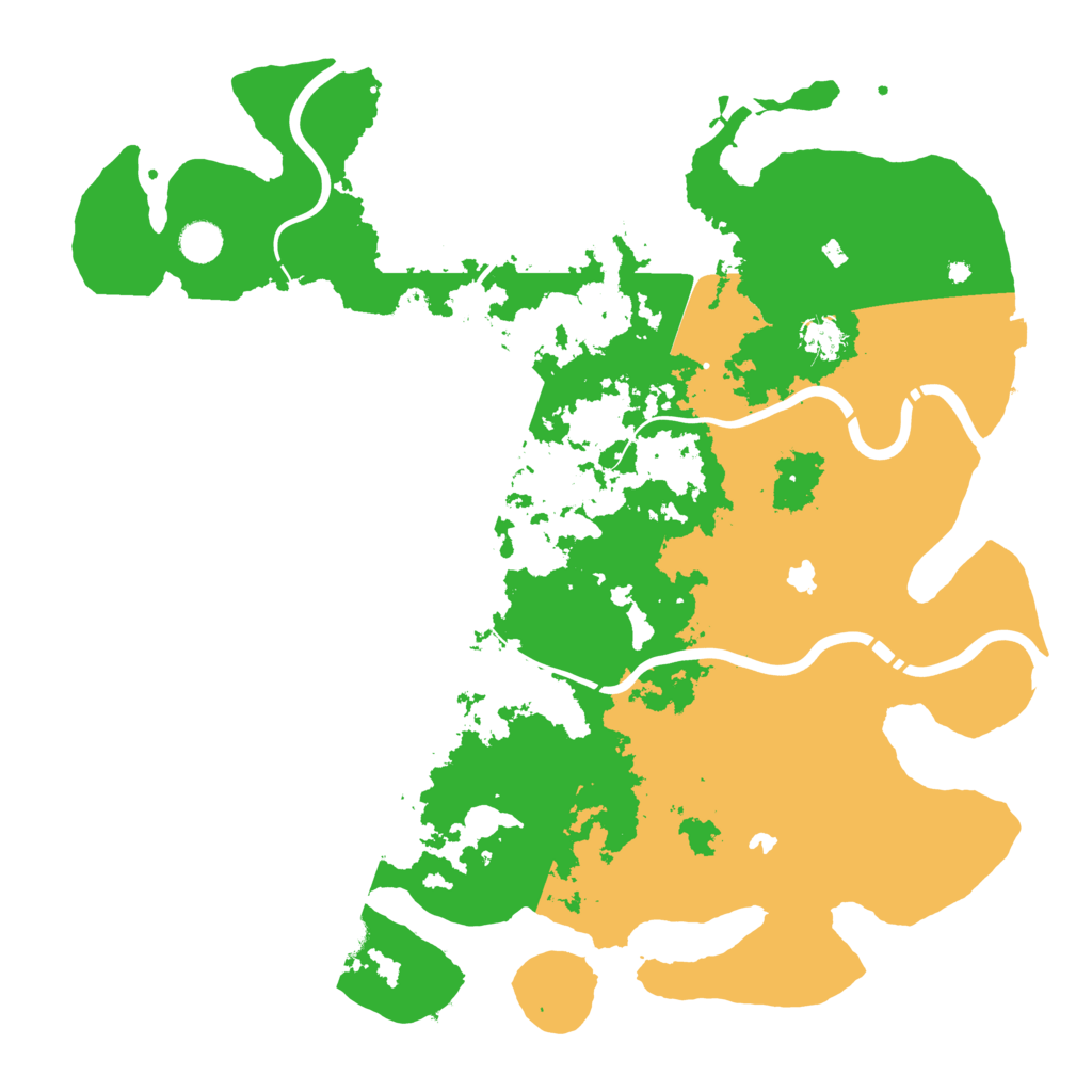 Biome Rust Map: Procedural Map, Size: 4500, Seed: 732563730
