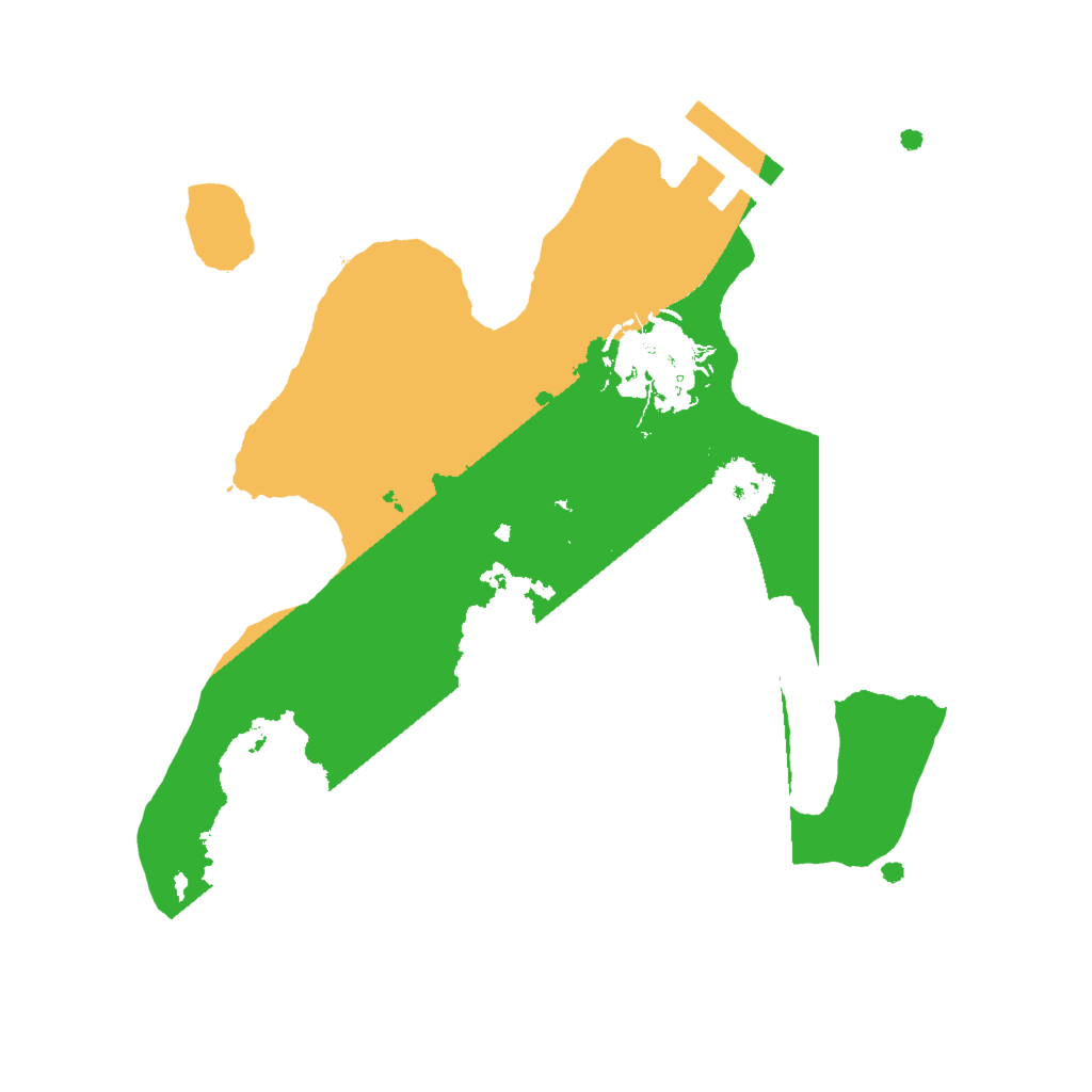 Biome Rust Map: Procedural Map, Size: 2000, Seed: 1229122506