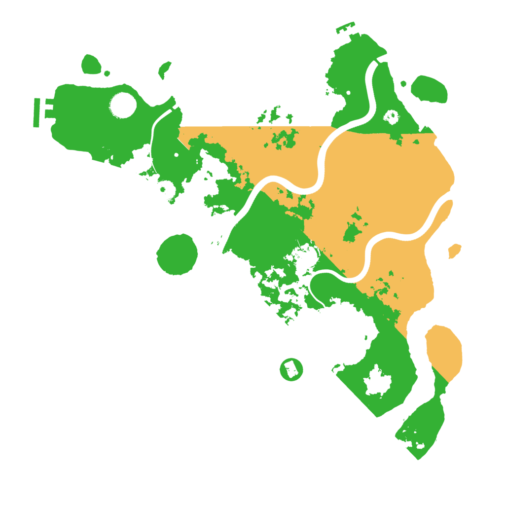 Biome Rust Map: Procedural Map, Size: 3500, Seed: 29874746