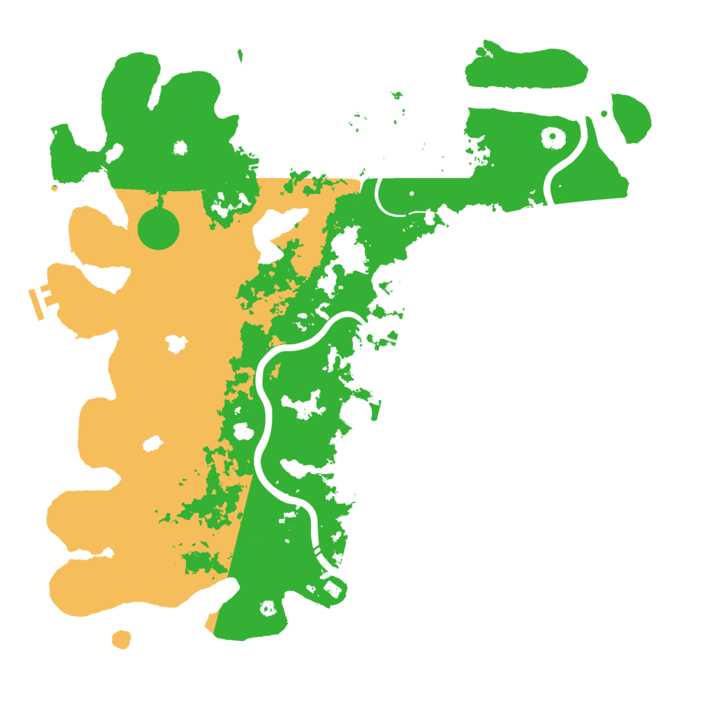 Biome Rust Map: Procedural Map, Size: 4500, Seed: 408462325