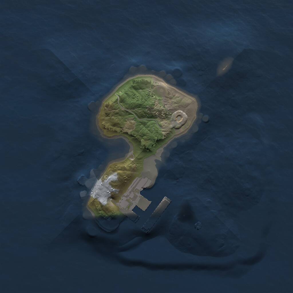 Rust Map: Procedural Map, Size: 1500, Seed: 636807814, 2 Monuments