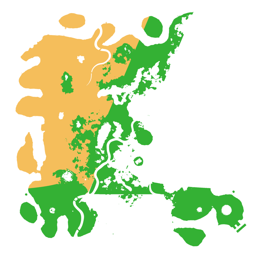 Biome Rust Map: Procedural Map, Size: 4500, Seed: 323902881
