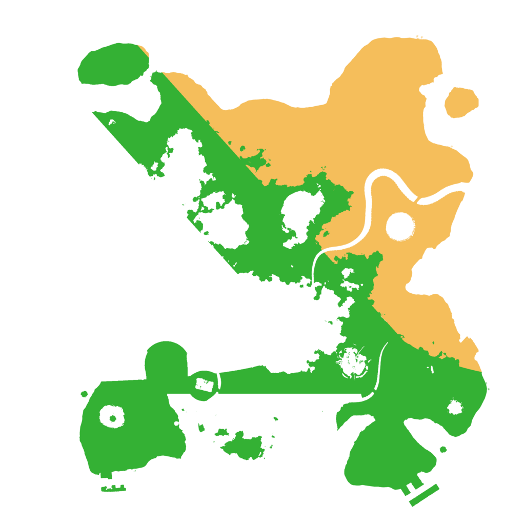 Biome Rust Map: Procedural Map, Size: 3250, Seed: 1868322681