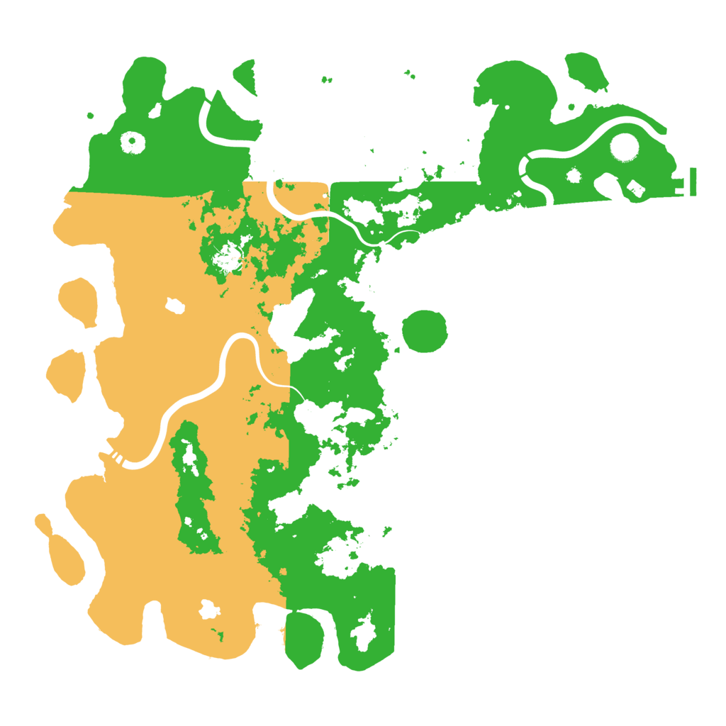 Biome Rust Map: Procedural Map, Size: 4500, Seed: 957986805
