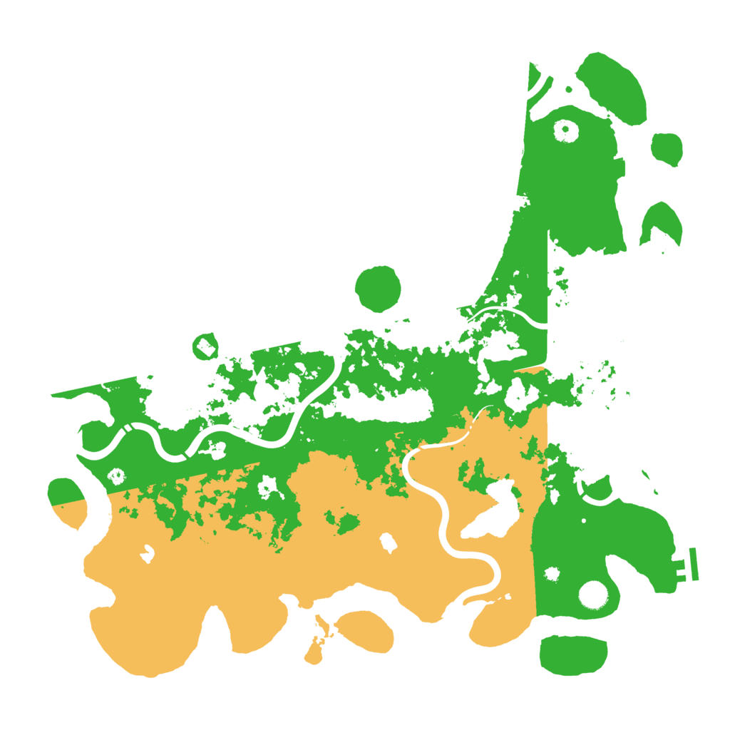 Biome Rust Map: Procedural Map, Size: 4500, Seed: 199814