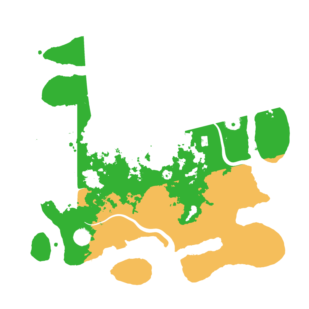 Biome Rust Map: Procedural Map, Size: 3200, Seed: 274157873