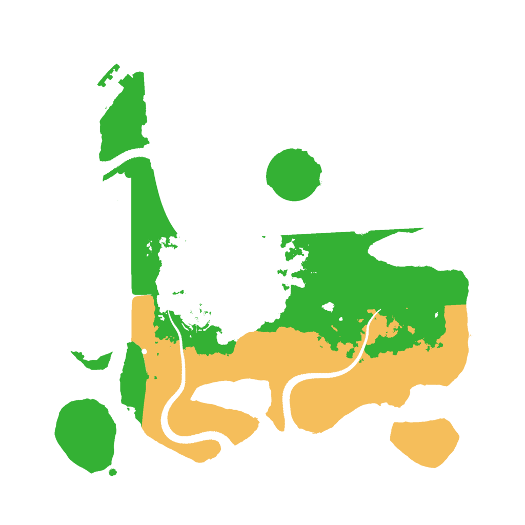 Biome Rust Map: Procedural Map, Size: 2800, Seed: 3875