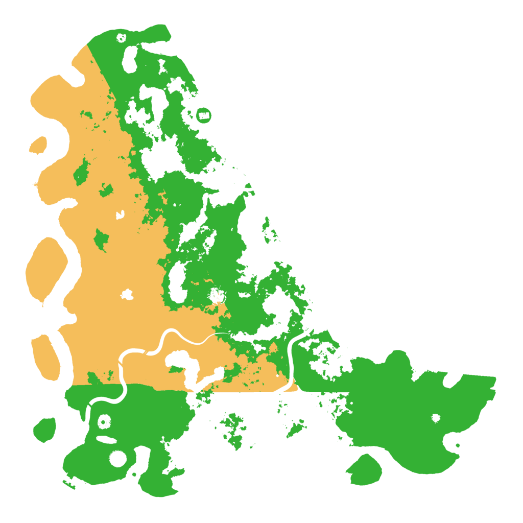 Biome Rust Map: Procedural Map, Size: 5500, Seed: 439359394
