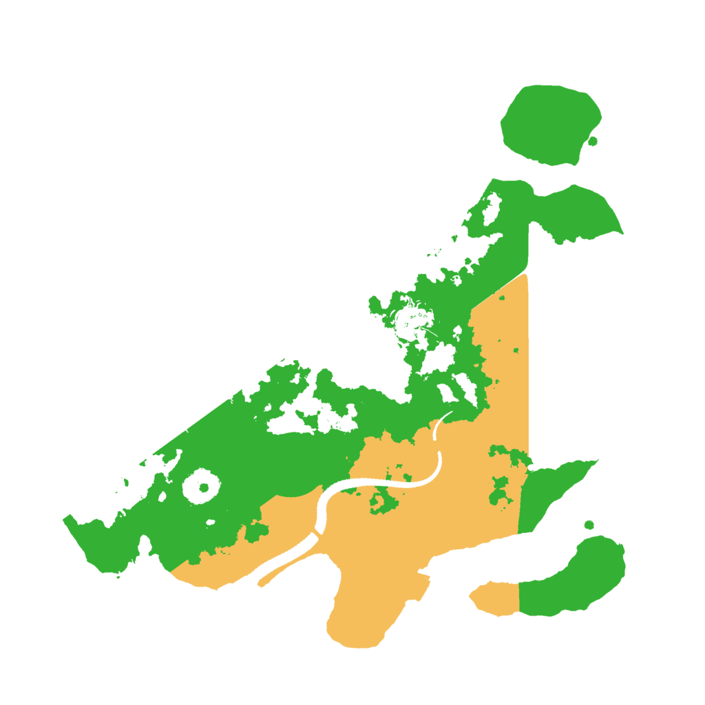 Biome Rust Map: Procedural Map, Size: 3000, Seed: 961325694
