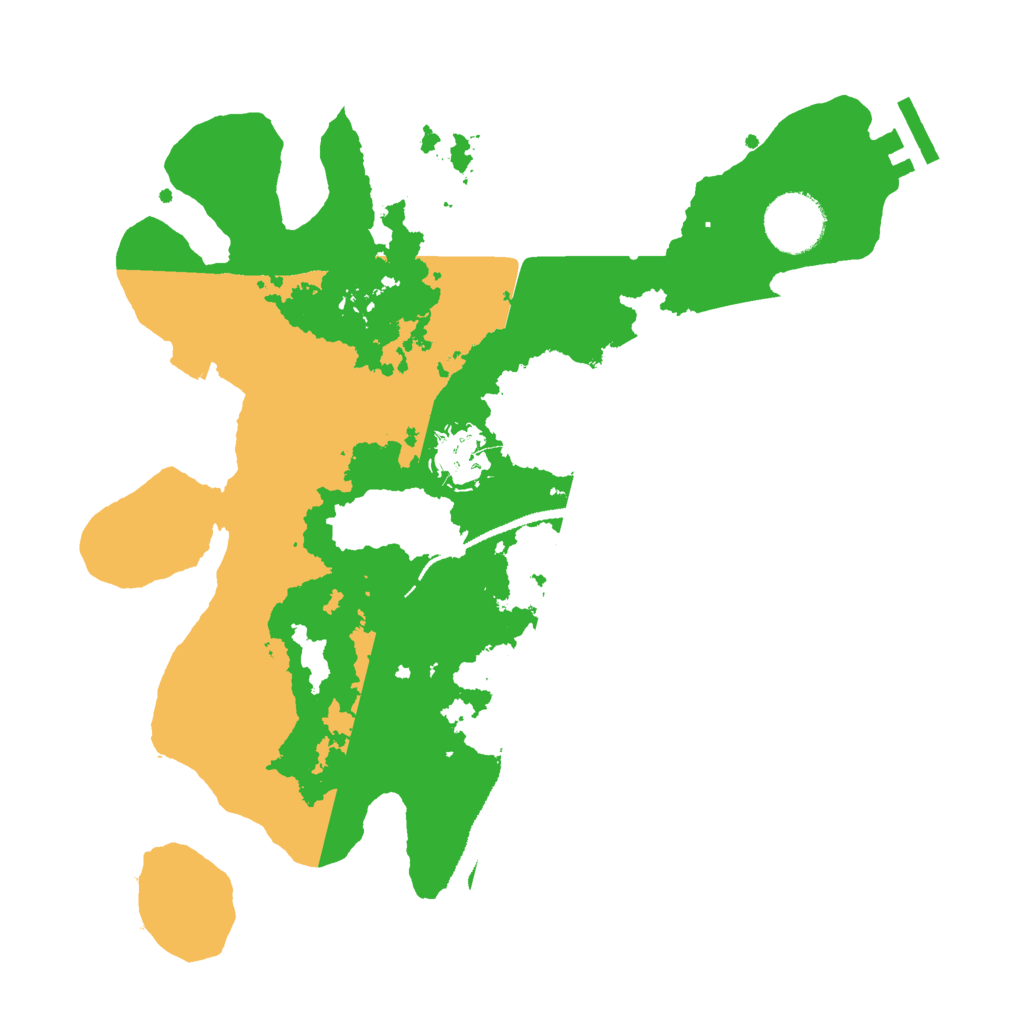 Biome Rust Map: Procedural Map, Size: 3000, Seed: 1077452174