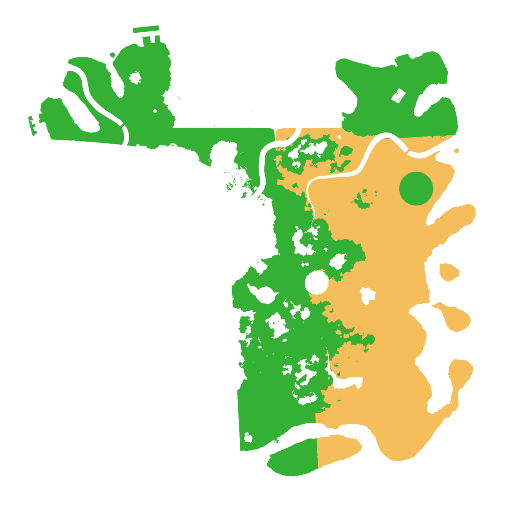 Biome Rust Map: Procedural Map, Size: 4000, Seed: 711537060