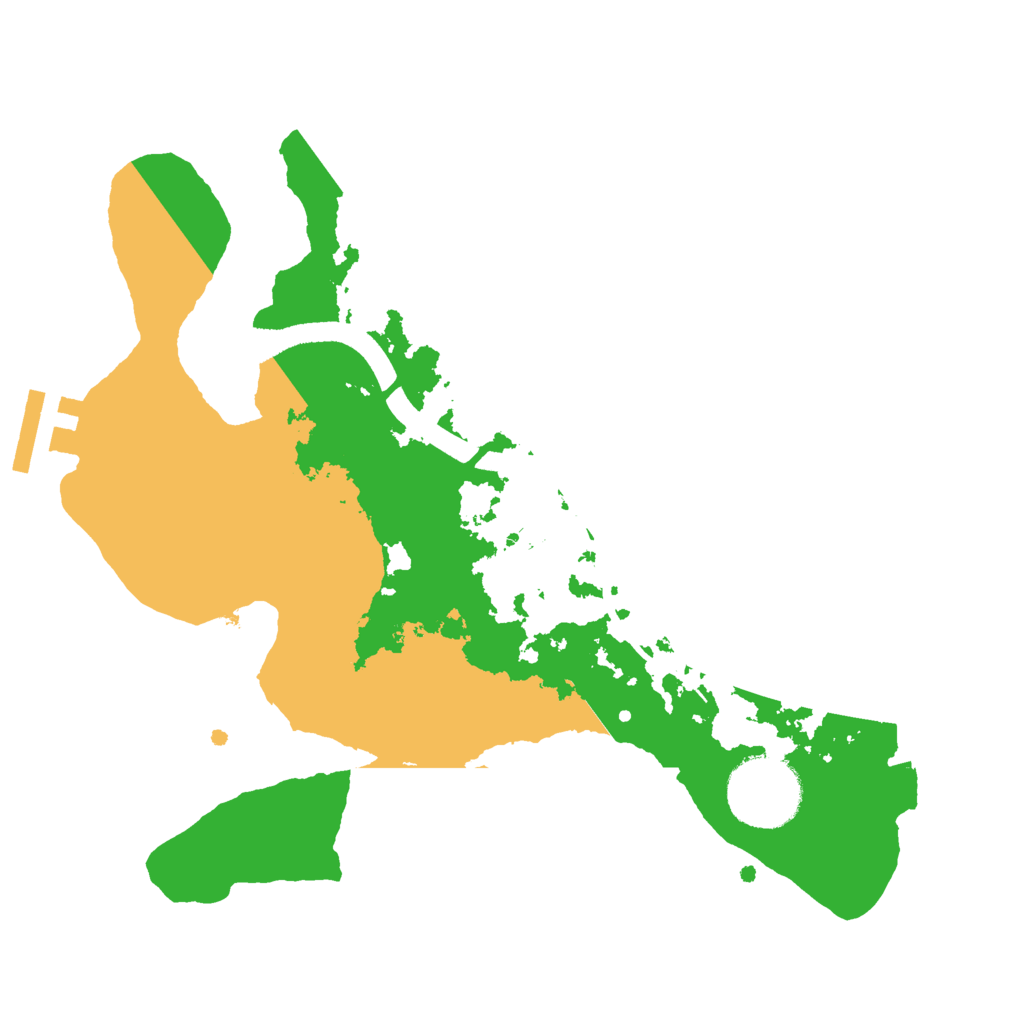 Biome Rust Map: Procedural Map, Size: 2500, Seed: 56213