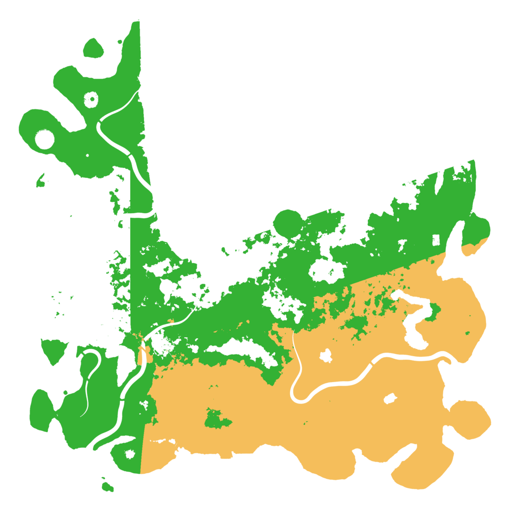Biome Rust Map: Procedural Map, Size: 5000, Seed: 513235
