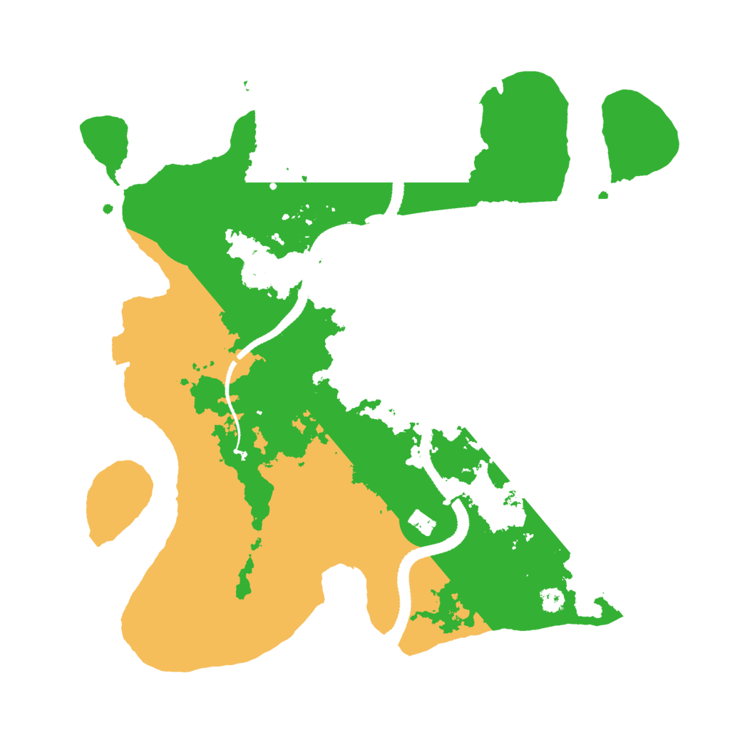 Biome Rust Map: Procedural Map, Size: 3000, Seed: 46121093