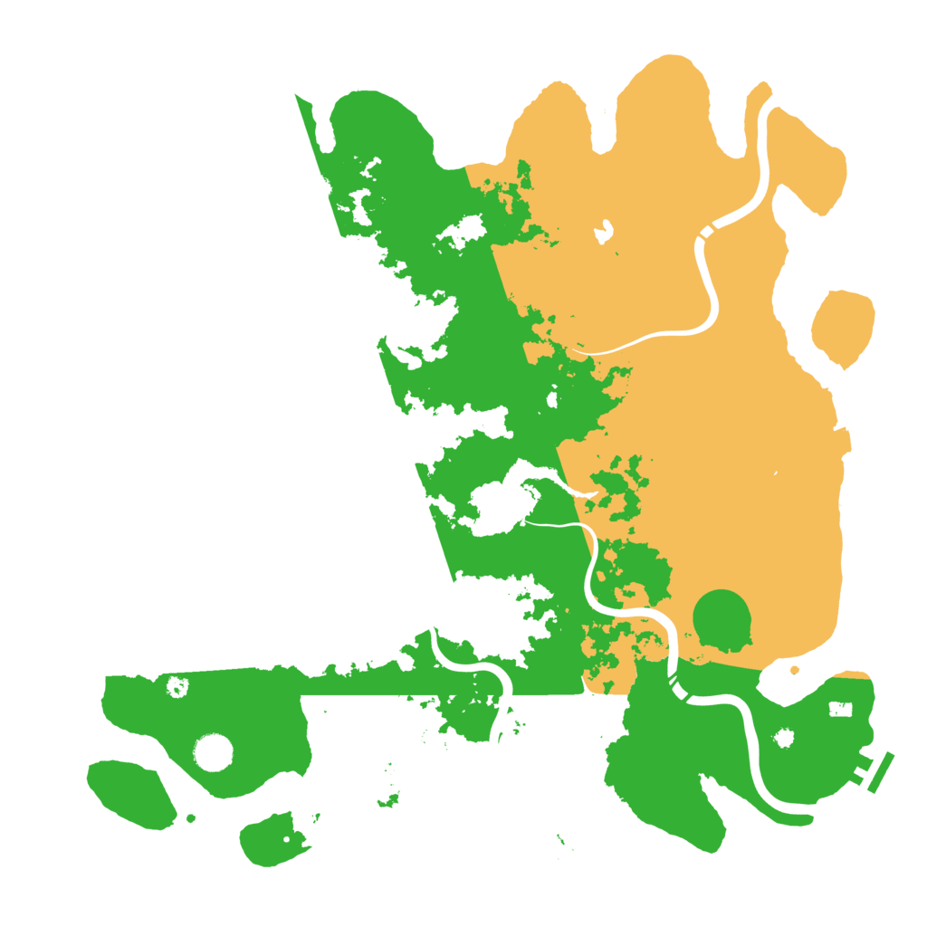 Biome Rust Map: Procedural Map, Size: 4300, Seed: 2278503