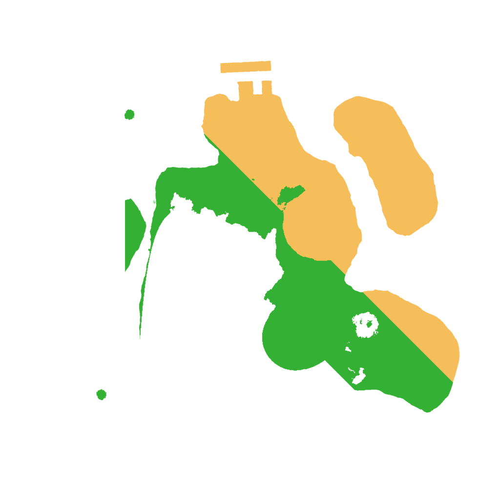 Biome Rust Map: Procedural Map, Size: 2000, Seed: 1236553144