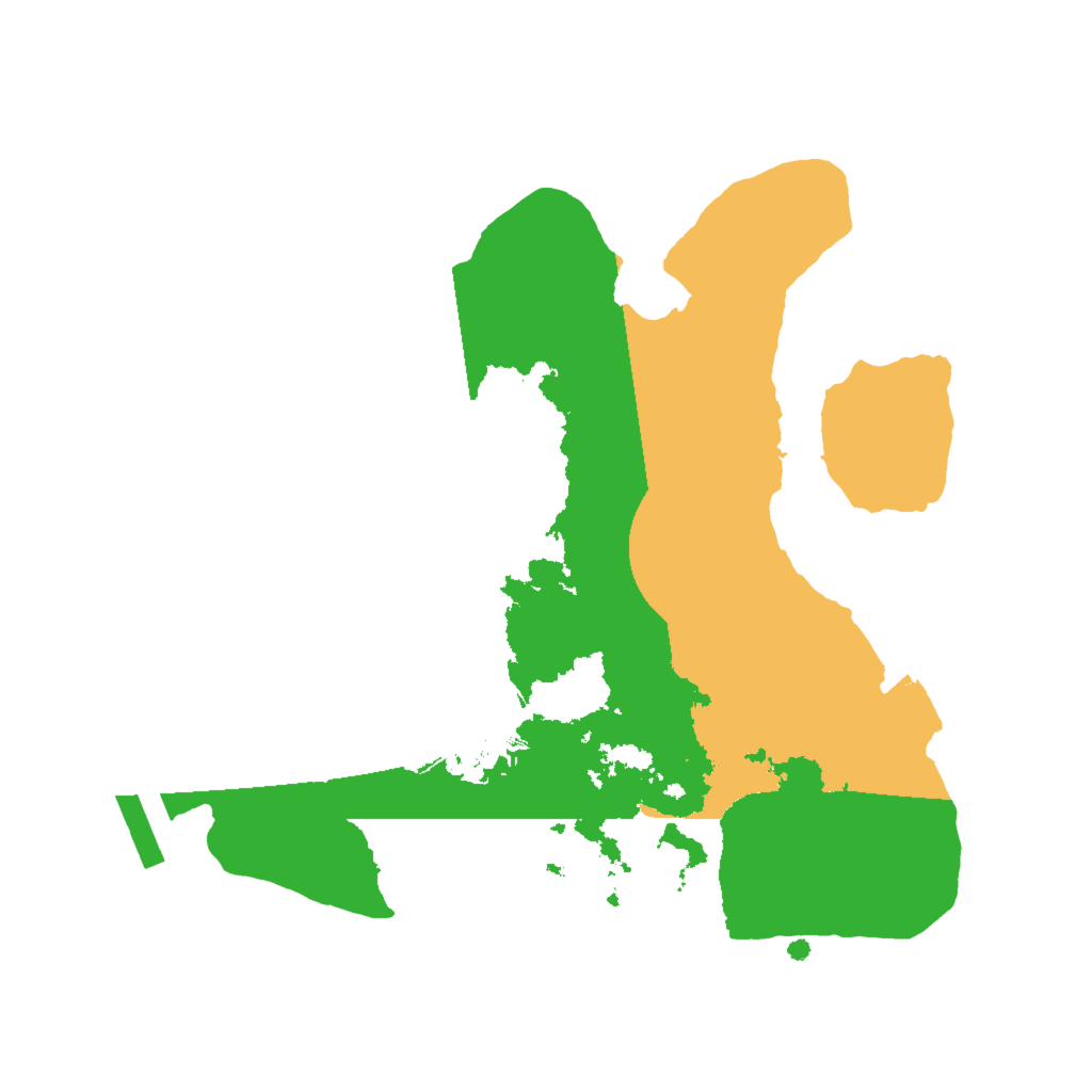 Biome Rust Map: Procedural Map, Size: 2000, Seed: 606081881