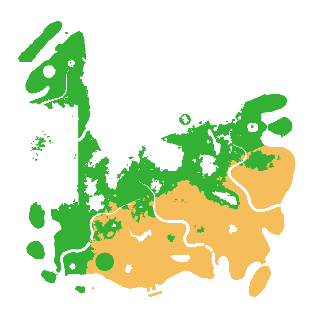 Biome Rust Map: Procedural Map, Size: 4500, Seed: 1162534532