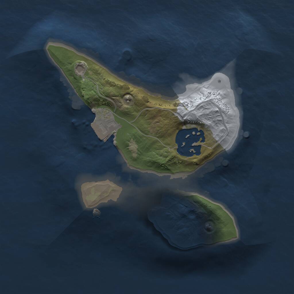 Rust Map: Procedural Map, Size: 1500, Seed: 431427986, 2 Monuments