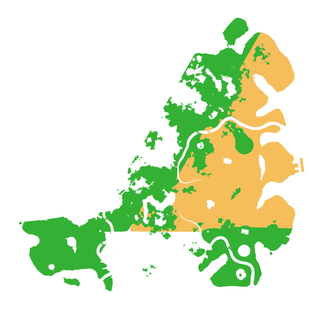 Biome Rust Map: Procedural Map, Size: 4500, Seed: 248356511