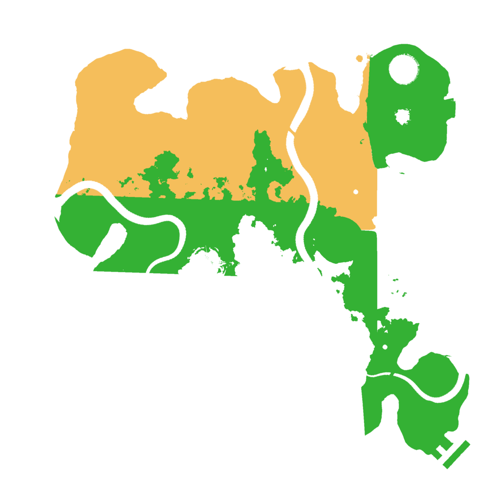 Biome Rust Map: Procedural Map, Size: 3000, Seed: 30678