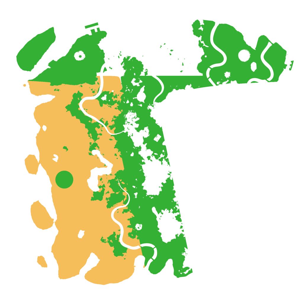 Biome Rust Map: Procedural Map, Size: 4500, Seed: 1225036279