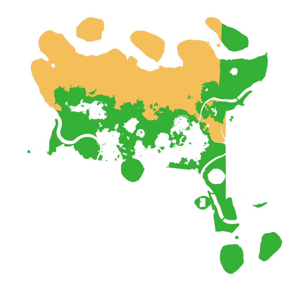 Biome Rust Map: Procedural Map, Size: 3600, Seed: 816