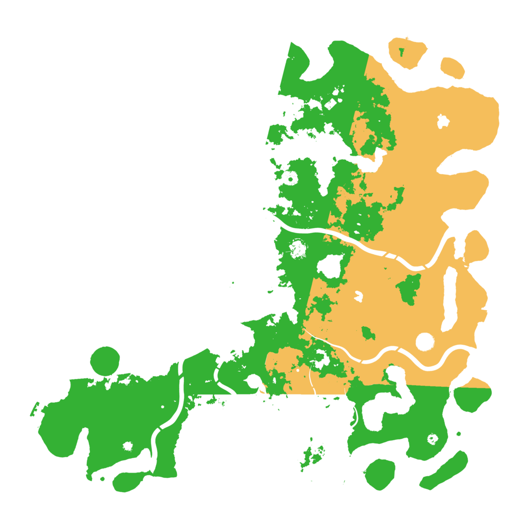 Biome Rust Map: Procedural Map, Size: 5000, Seed: 65285471