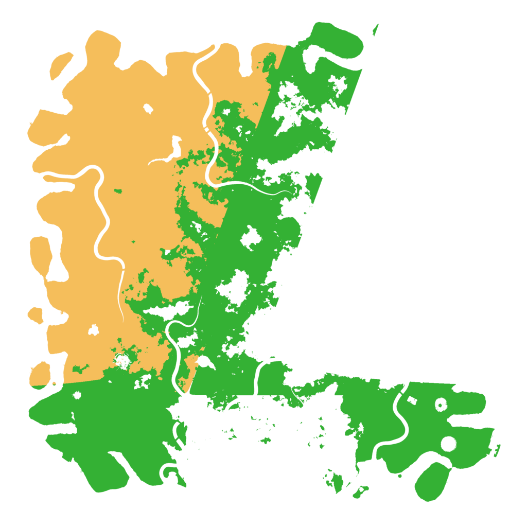 Biome Rust Map: Procedural Map, Size: 6000, Seed: 1861970482