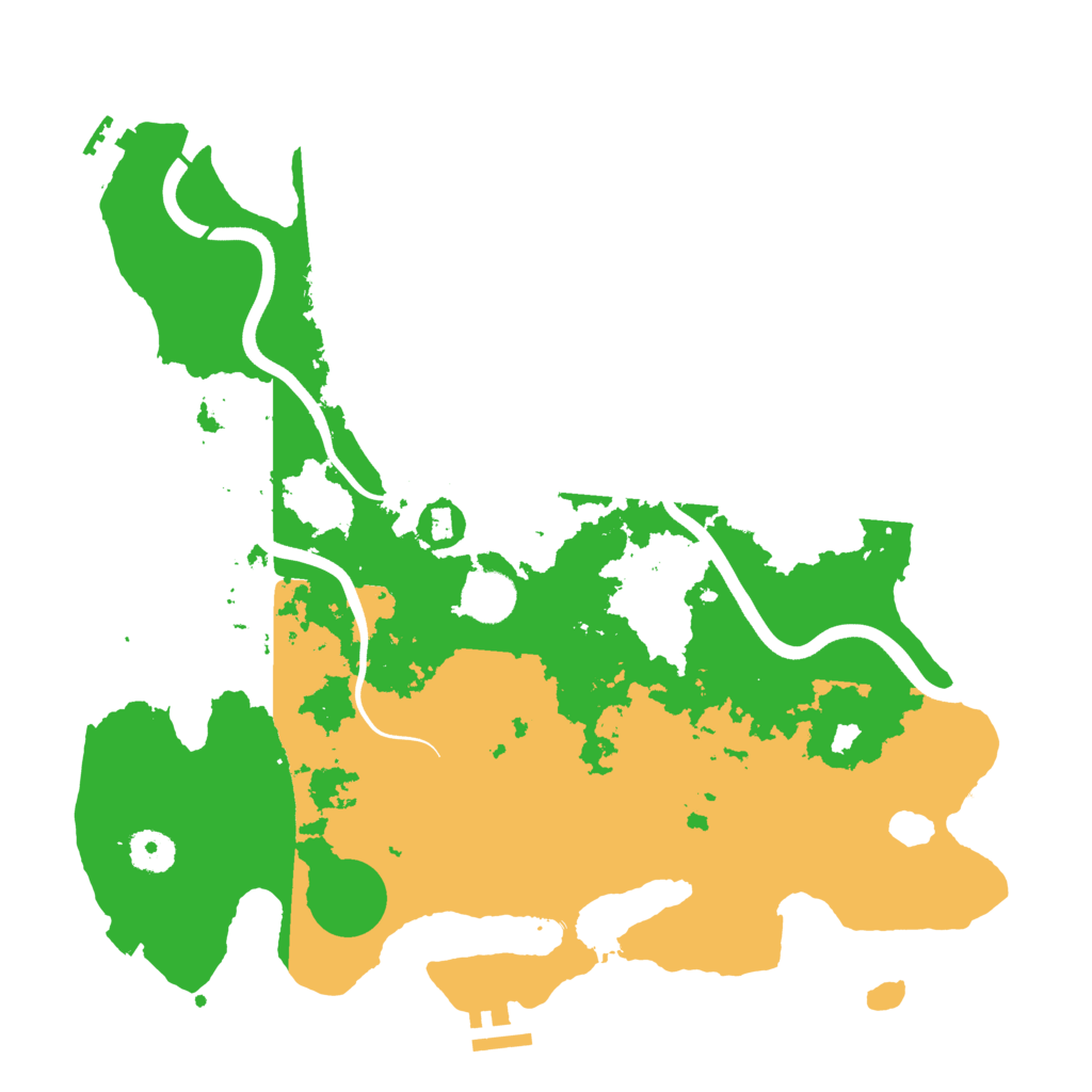 Biome Rust Map: Procedural Map, Size: 3700, Seed: 348766913