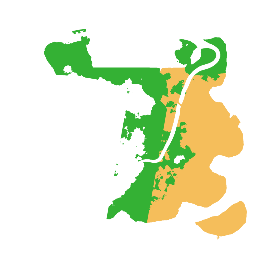 Biome Rust Map: Procedural Map, Size: 3000, Seed: 16189