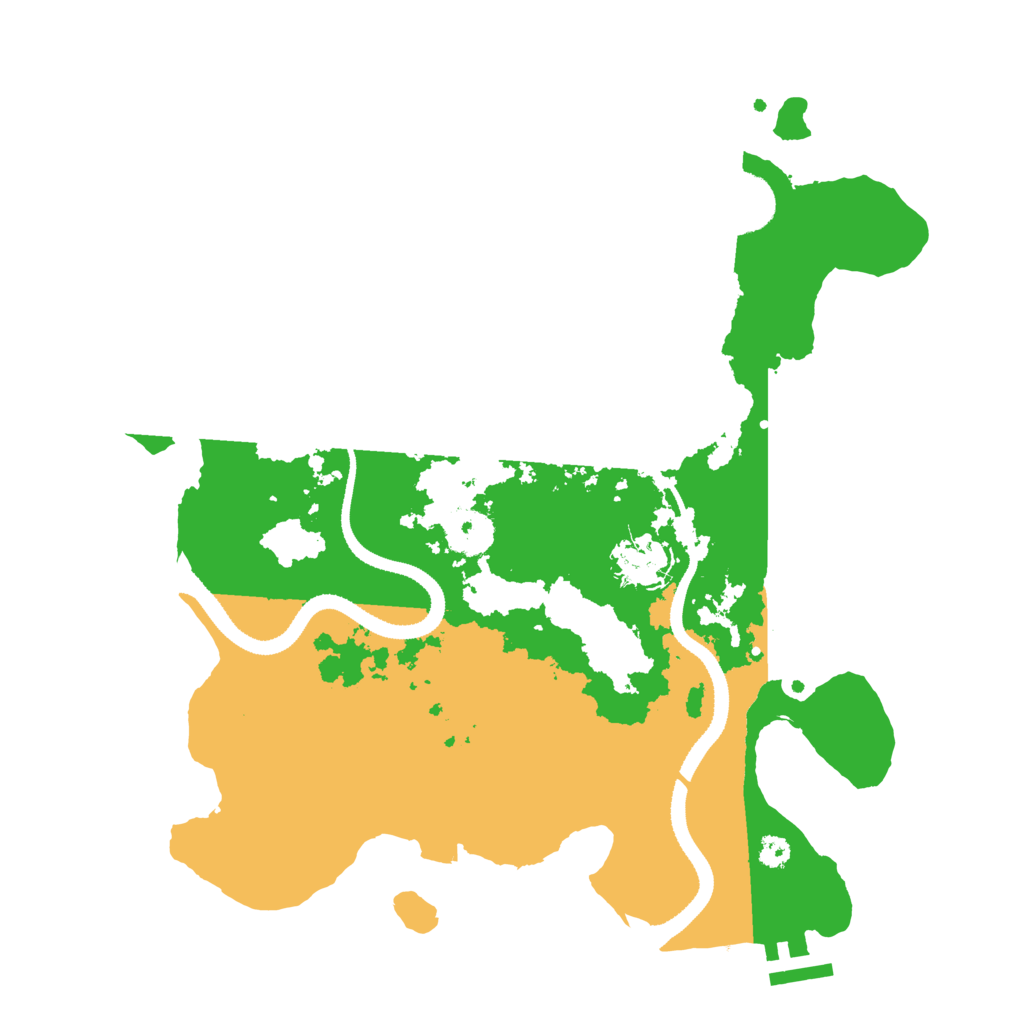 Biome Rust Map: Procedural Map, Size: 3250, Seed: 1119798912
