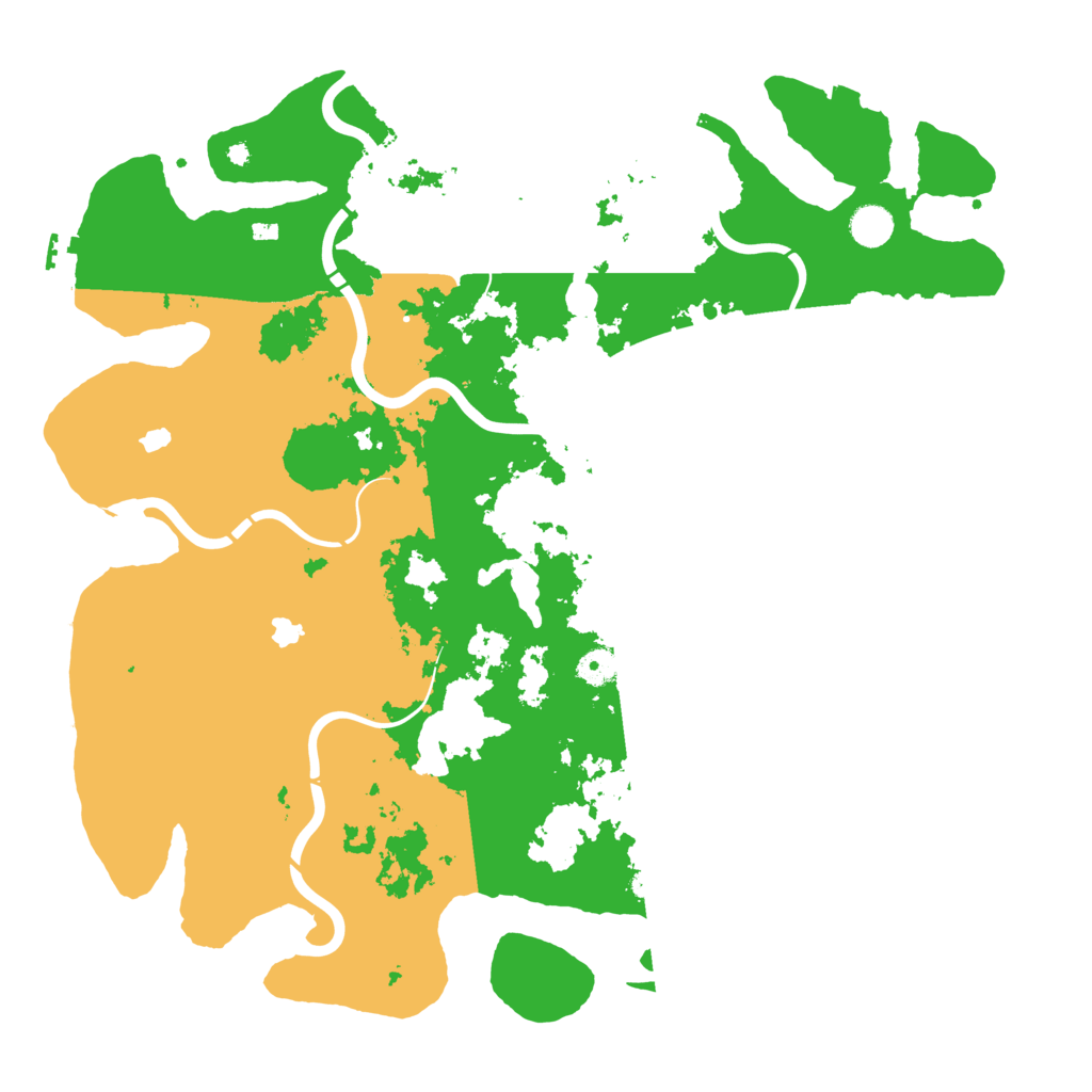 Biome Rust Map: Procedural Map, Size: 4500, Seed: 517141556